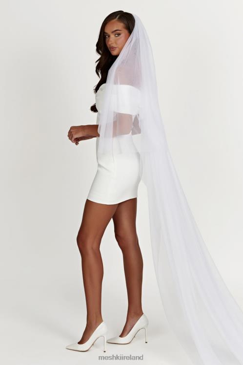 Meshki Margareta Veil Accessories White 6DX221671