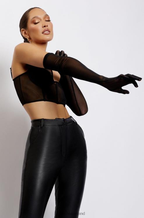 Meshki Selena Mesh Gloves Accessories Black 6DX221678