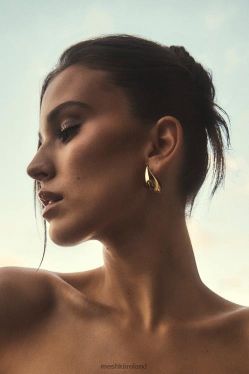 Meshki Zadie Double Teardrop Earrings Accessories Gold 6DX221668