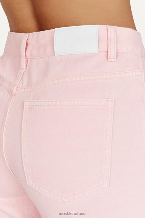 Meshki Ainsley Mid Rise Jean Clothing Blush Pink 6DX221605