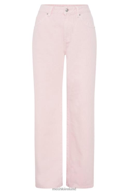Meshki Ainsley Mid Rise Jean Clothing Blush Pink 6DX221605