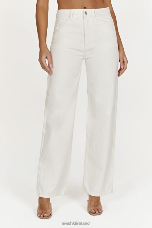 Meshki Ainsley Mid Rise Jean Clothing Ecru 6DX221491