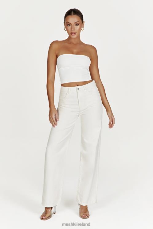 Meshki Ainsley Mid Rise Jean Clothing Ecru 6DX221491