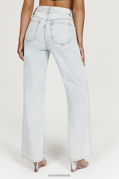 Meshki Ainsley Mid Rise Jean Clothing Light Blue 6DX221520