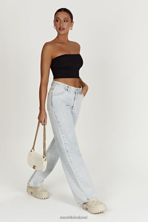 Meshki Ainsley Mid Rise Jean Clothing Light Blue 6DX221520