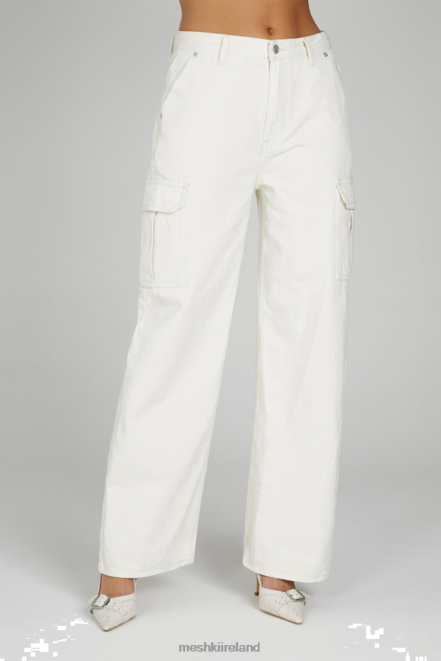 Meshki Jagger Relaxed Denim Jean Clothing Ecru 6DX221297