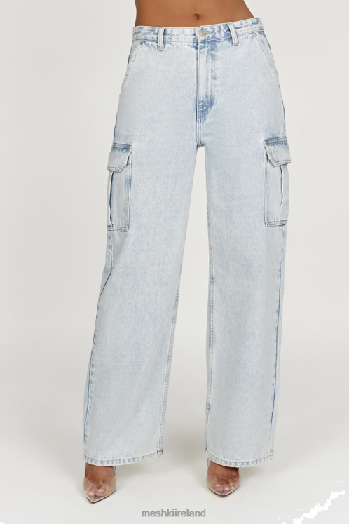 Meshki Jagger Relaxed Denim Jean Clothing Light Blue 6DX221323