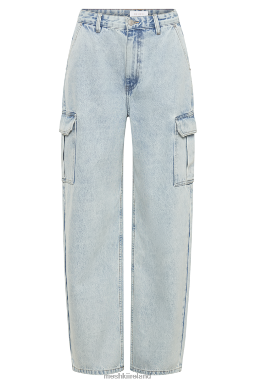 Meshki Jagger Relaxed Denim Jean Clothing Light Blue 6DX221323