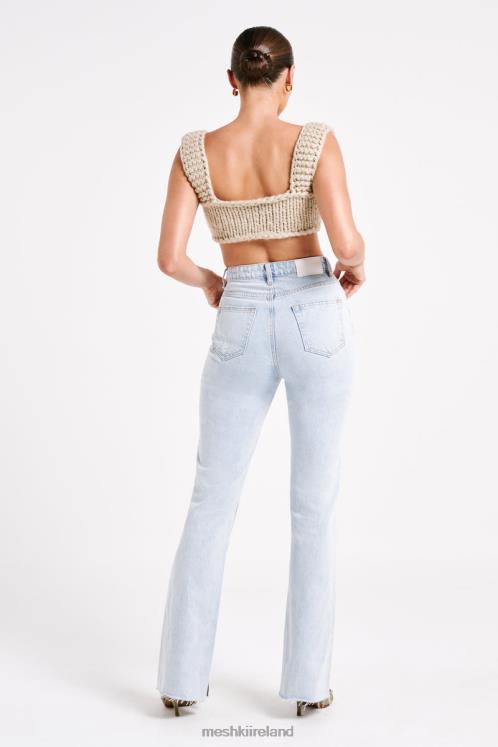 Meshki Lauren Straight Leg Jeans Clothing Light Blue 6DX221235