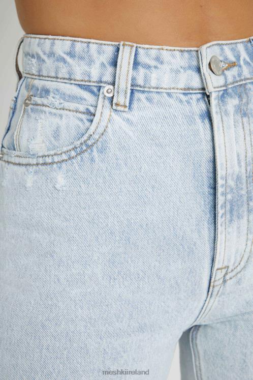 Meshki Lauren Straight Leg Jeans Clothing Light Blue 6DX221235