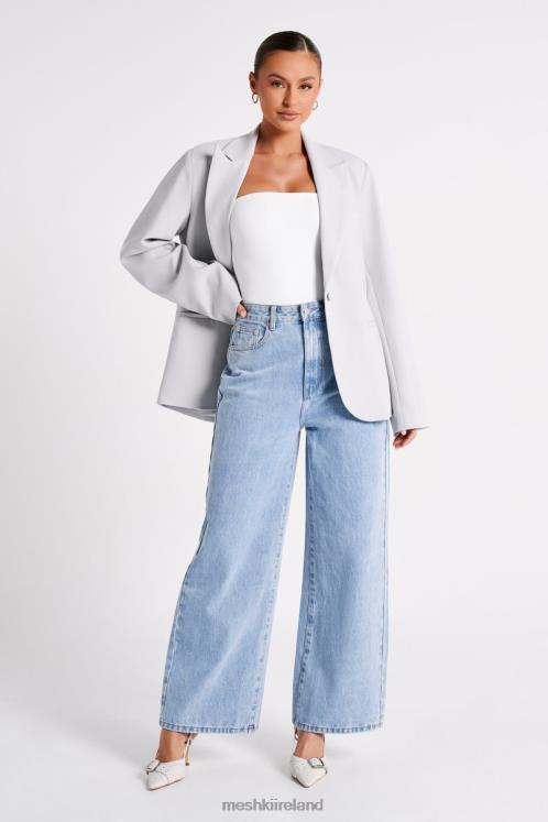 Meshki Raven Baggy Jeans Clothing Mid Blue Wash 6DX221243