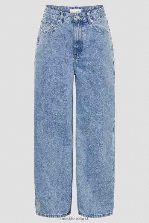 Meshki Raven Baggy Jeans Clothing Mid Blue Wash 6DX221243
