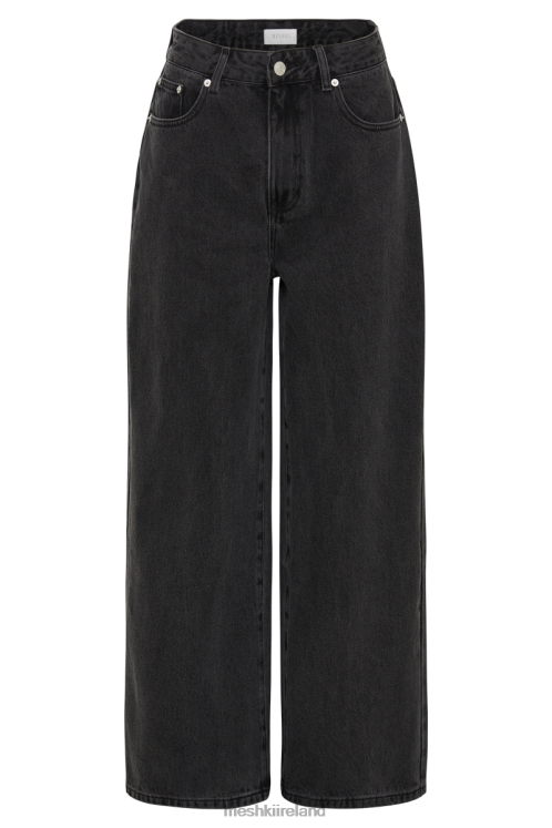 Meshki Raven Baggy Jeans Clothing Washed Black 6DX221244