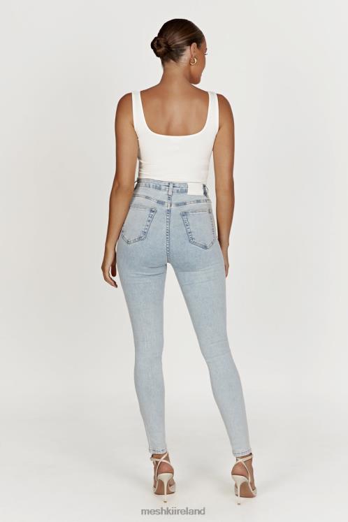 Meshki Scout Denim Skinny Jean Clothing Light Blue 6DX221392