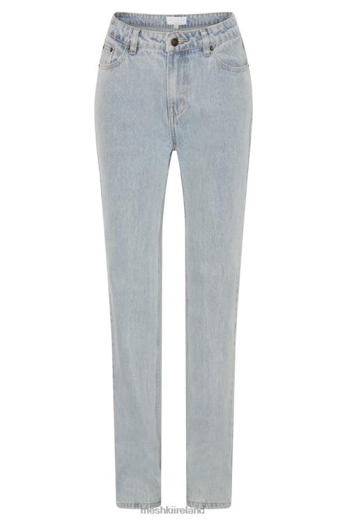 Meshki Sonya Low Rise Denim Jeans Clothing Light Blue 6DX221610