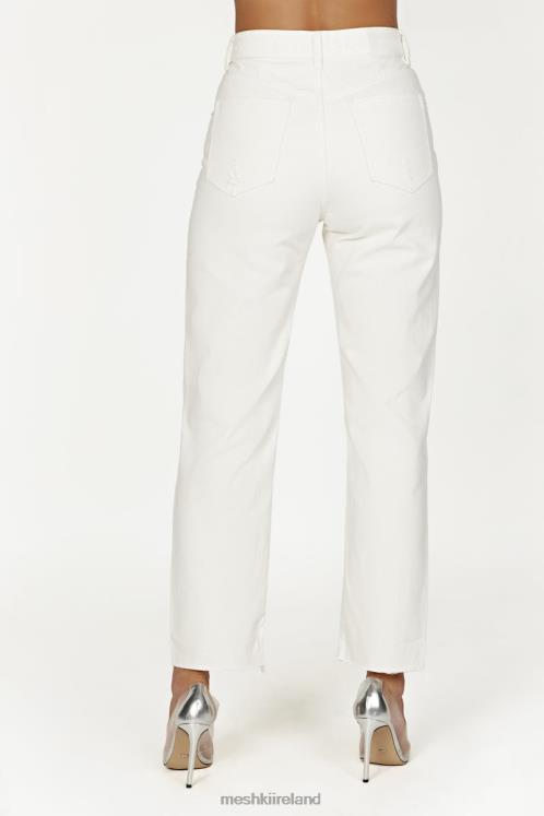 Meshki Tina Mom Jean Clothing Ecru 6DX221478