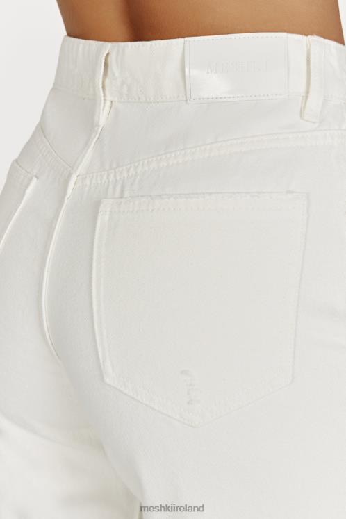 Meshki Tina Mom Jean Clothing Ecru 6DX221478