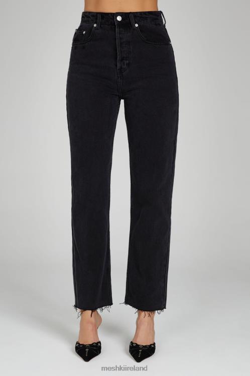 Meshki Tina Mom Jean Clothing Washed Black 6DX221319