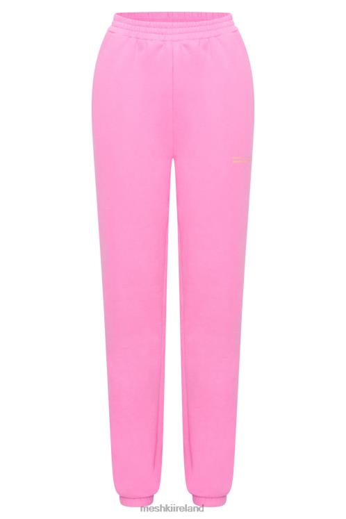 Meshki Camille Oversized Fleeceback Jogger Clothing Candy Pink 6DX221515