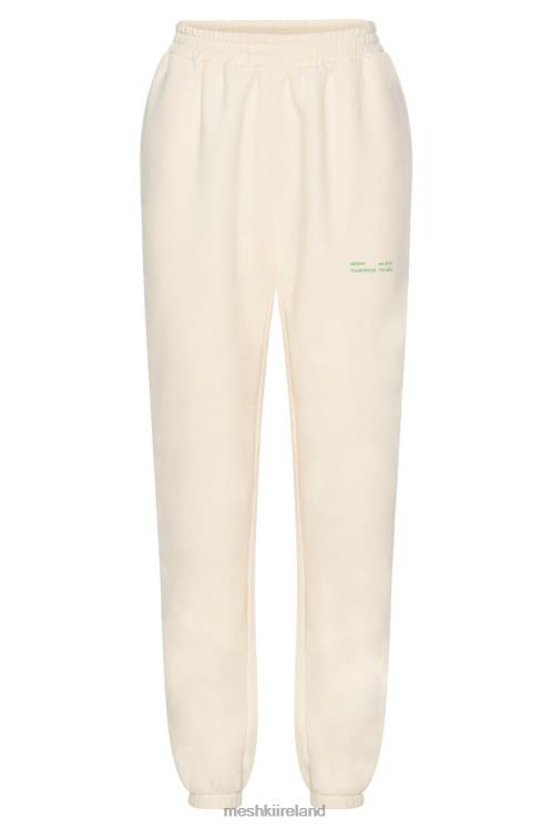 Meshki Camille Oversized Fleeceback Jogger Clothing Marshmallow 6DX221294