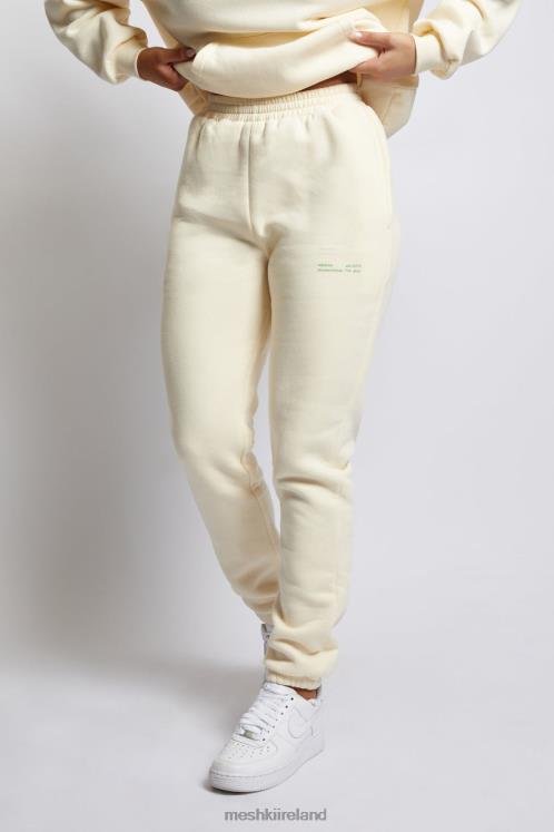 Meshki Camille Oversized Fleeceback Jogger Clothing Marshmallow 6DX221294