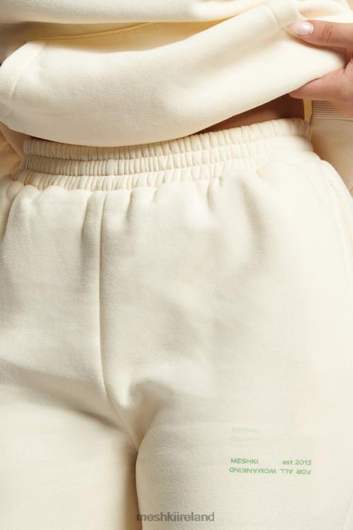 Meshki Camille Oversized Fleeceback Jogger Clothing Marshmallow 6DX221294