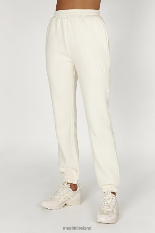 Meshki Emery Embossed Fleeceback Joggers Clothing Bone 6DX221480