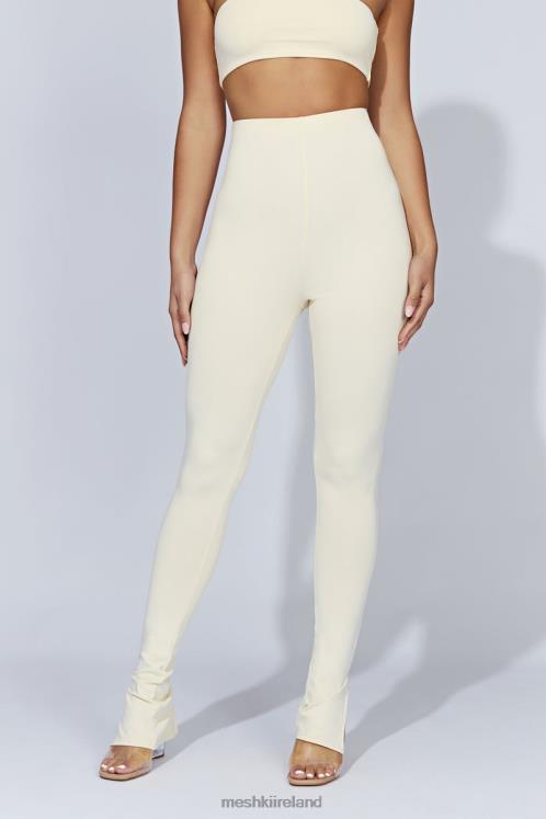 Meshki Michelle Side Split Leggings Clothing Cream 6DX221470