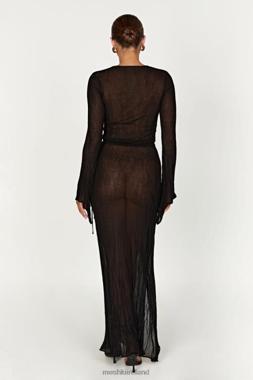 Meshki Akari Knit Maxi Skirt Clothing Black 6DX221305