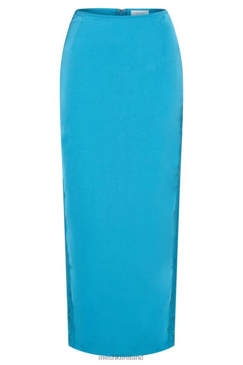 Meshki Bellamy Lace Maxi Skirt Clothing Aquamarine 6DX221540