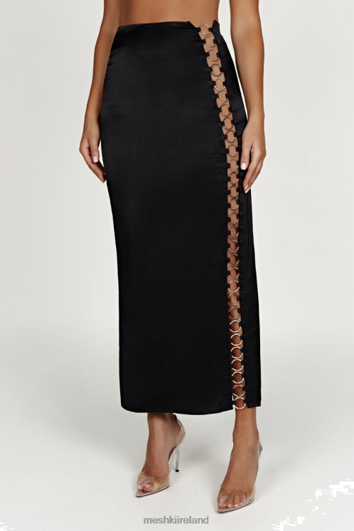 Meshki Jaida Ring Maxi Skirt Clothing Black 6DX221596
