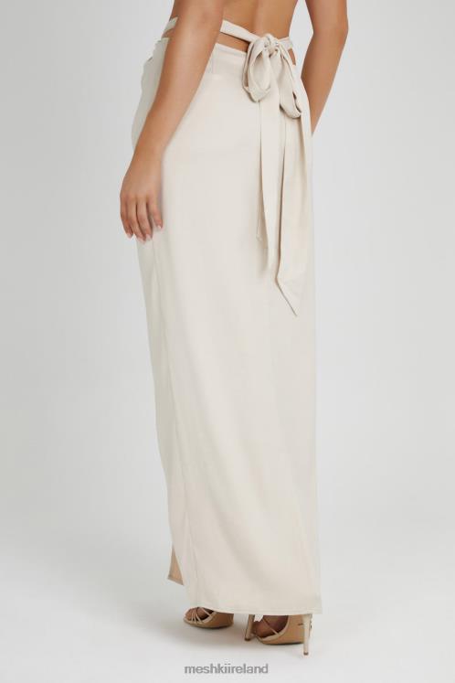 Meshki Jennifer Twist Maxi Skirt Clothing Ivory 6DX221335