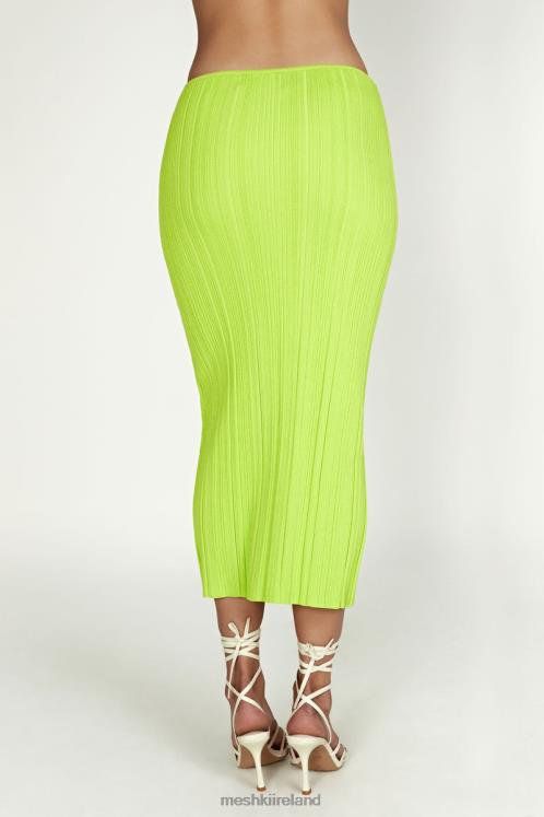 Meshki Kennedy Low Rise Knit Skirt Clothing Fresh Green 6DX221454