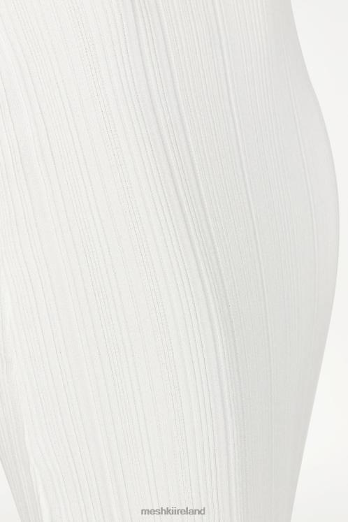 Meshki Kennedy Low Rise Knit Skirt Clothing Off White 6DX221612