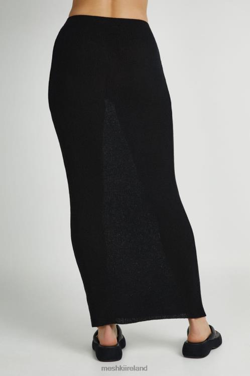 Meshki Maribelle Knit Maxi Skirt Clothing Black 6DX221288