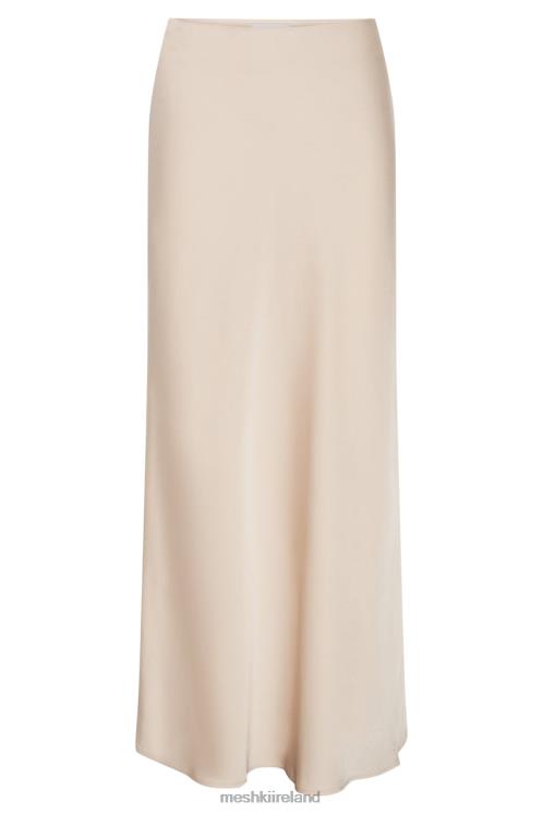 Meshki Missy Maxi Satin Skirt Clothing Champagne 6DX221349
