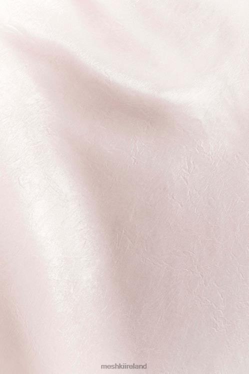 Meshki Raine Satin Maxi Skirt Clothing Blush Pink 6DX221433