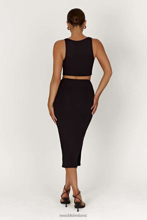 Meshki Charley Midi Skirt Clothing Black 6DX221403
