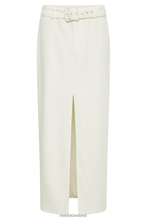 Meshki Daria Suiting Midi Skirt Clothing Ivory 6DX221253
