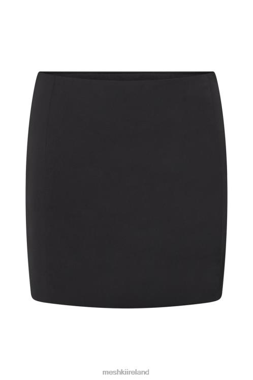 Meshki Briony Low Rise Mini Skirt Clothing Black 6DX221348