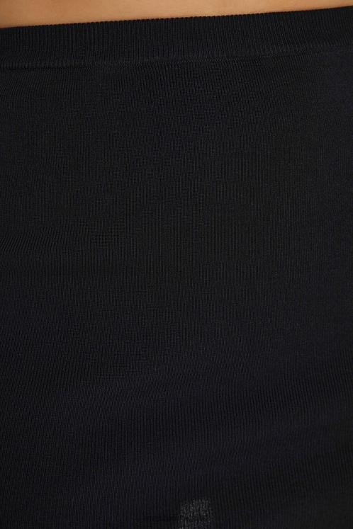 Meshki Carol Knit Mini Skirt Clothing Black 6DX221328