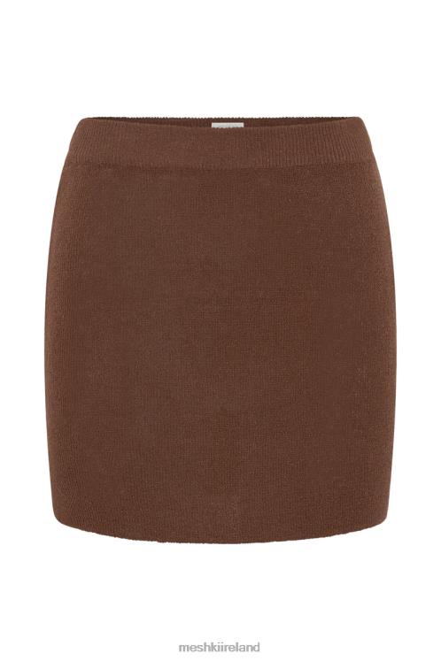 Meshki Esme Knit Mini Skirt Clothing Clay 6DX221456
