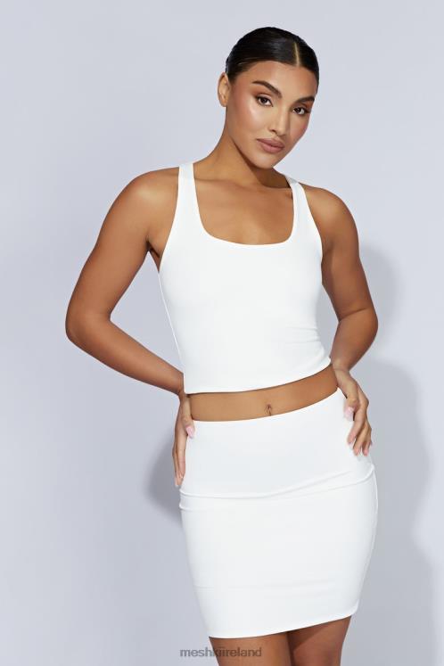 Meshki Harlow Mini Skirt Clothing White 6DX221561