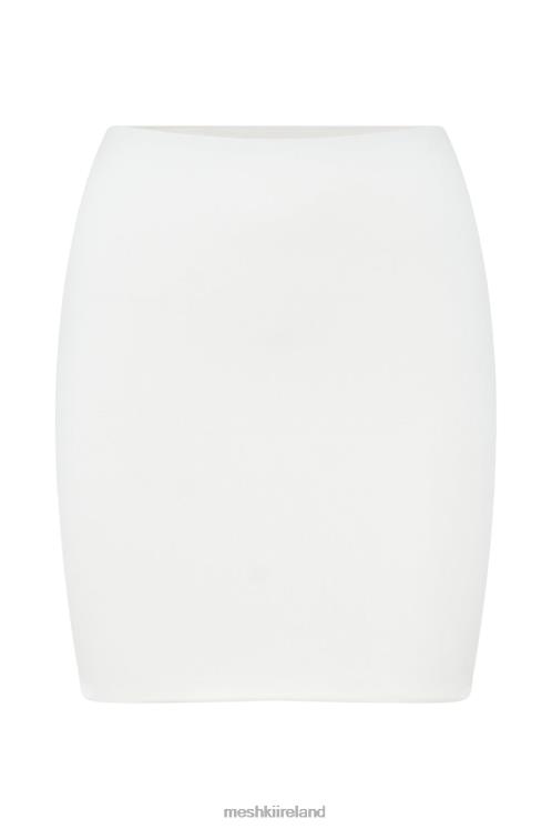 Meshki Harlow Mini Skirt Clothing White 6DX221561