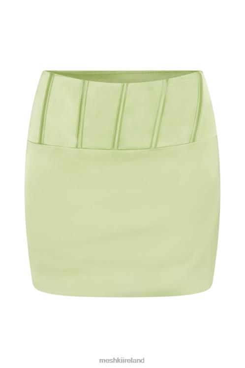 Meshki Scarlet Corset Mini Skirt Clothing Pistachio Green 6DX221432
