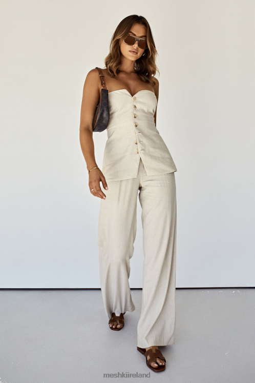 Meshki Adina Linen Pant Clothing Natural 6DX221261