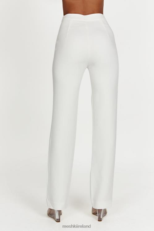 Meshki Allanah Straight Leg Pant Clothing White 6DX221276