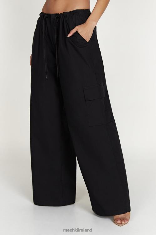 Meshki Amara Parachute Pants Clothing Black 6DX221592