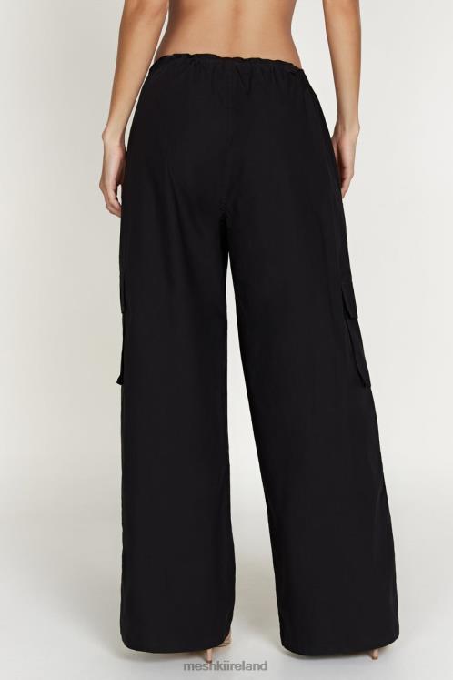 Meshki Amara Parachute Pants Clothing Black 6DX221592