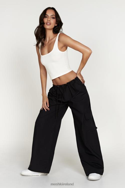 Meshki Amara Parachute Pants Clothing Black 6DX221592